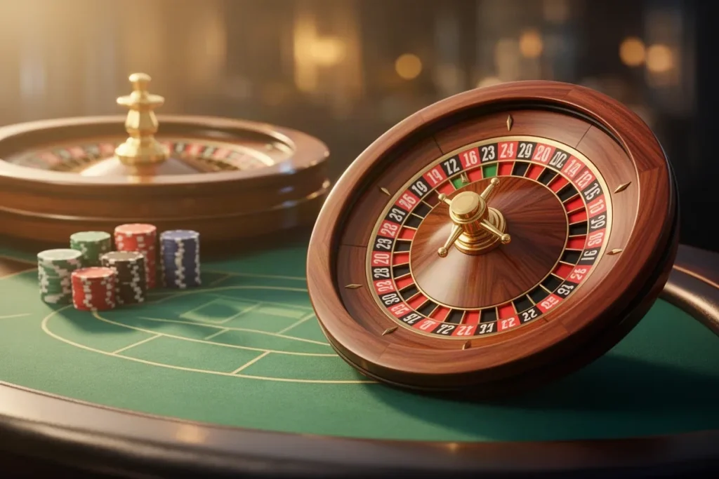 Ảnh minh hoạ bánh xe roulette cho mục hỏi đáp casino NEW88